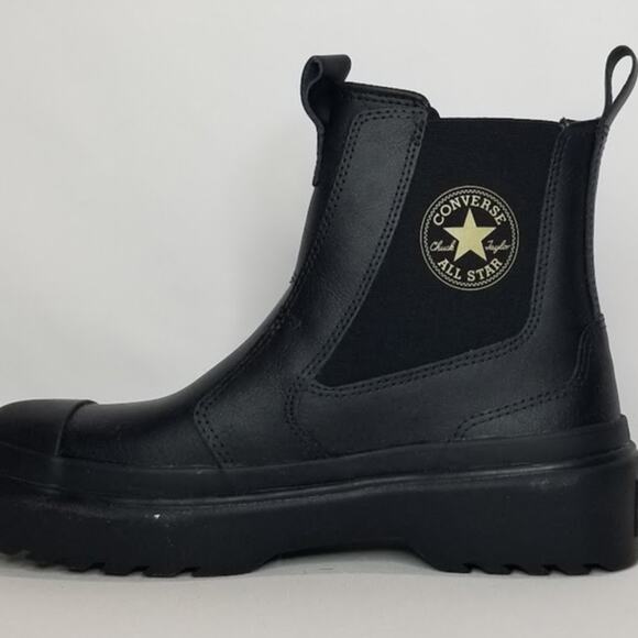 Converse CTAS Lugged Chelsea Boot Women Size 6 Black A08453C NWT - Picture 4 of 8
